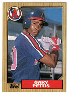 Gary Pettis - California Angels (MLB Baseball Card) 1987 Topps # 278 Mint