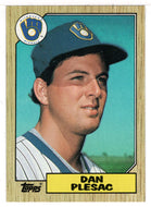 Dan Plesac RC - Milwaukee Brewers (MLB Baseball Card) 1987 Topps # 279 Mint