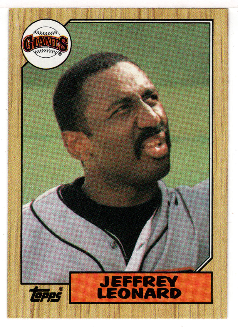 Jeffrey Leonard - San Francisco Giants (MLB Baseball Card) 1987 Topps # 280 Mint