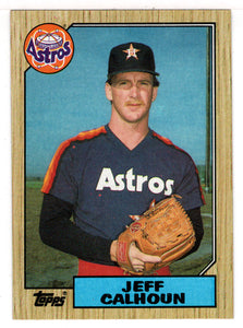 Jeff Calhoun - Houston Astros (MLB Baseball Card) 1987 Topps # 282 Mint