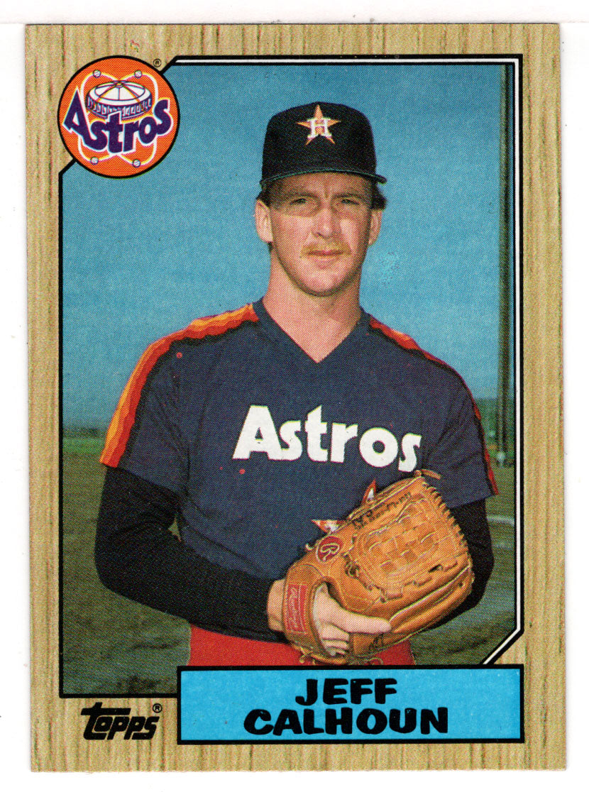Jeff Calhoun - Houston Astros (MLB Baseball Card) 1987 Topps # 282 Mint