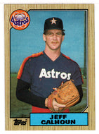 Jeff Calhoun - Houston Astros (MLB Baseball Card) 1987 Topps # 282 Mint