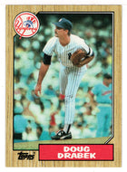 Doug Drabek RC - New York Yankees (MLB Baseball Card) 1987 Topps # 283 Mint