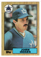 John Moses - Seattle Mariners (MLB Baseball Card) 1987 Topps # 284 Mint