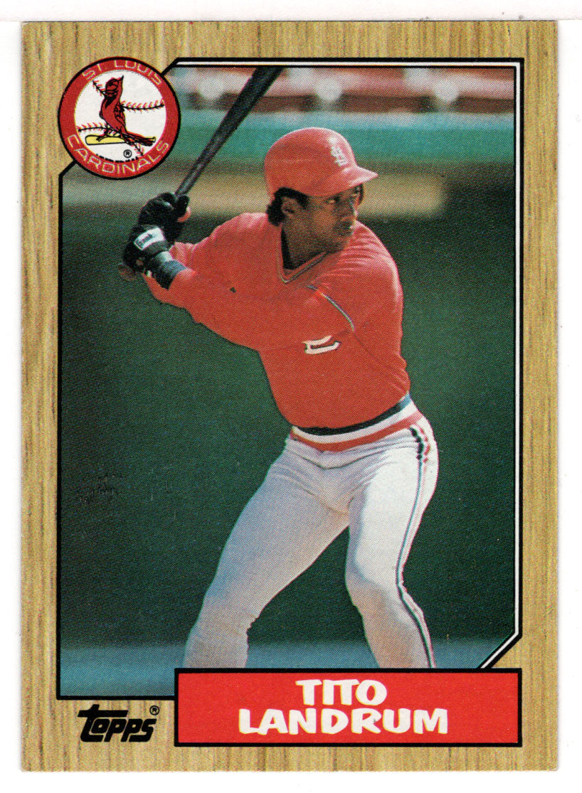 Tito Landrum - St. Louis Cardinals (MLB Baseball Card) 1987 Topps # 288 Mint