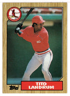 Tito Landrum - St. Louis Cardinals (MLB Baseball Card) 1987 Topps # 288 Mint