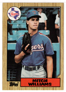 Mitch Williams RC - Texas Rangers (MLB Baseball Card) 1987 Topps # 291 Mint