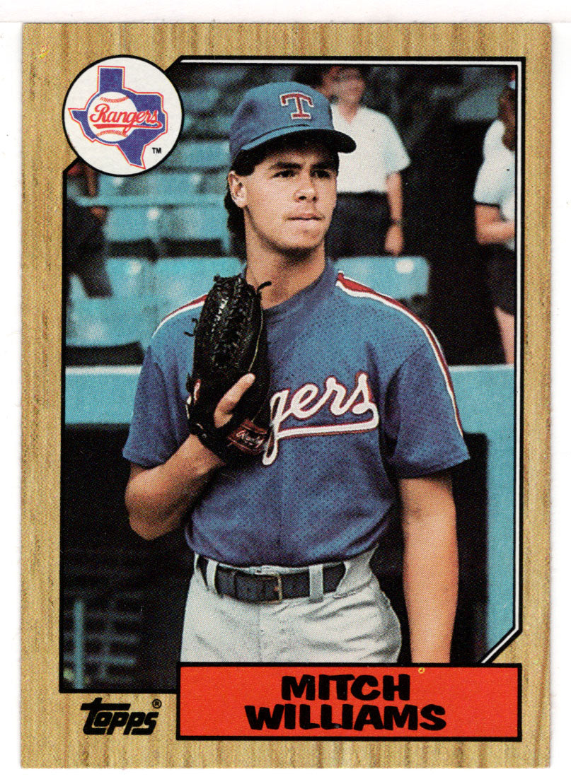 Mitch Williams RC - Texas Rangers (MLB Baseball Card) 1987 Topps # 291 Mint