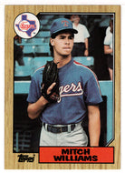 Mitch Williams RC - Texas Rangers (MLB Baseball Card) 1987 Topps # 291 Mint