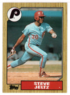 Steve Jeltz - Philadelphia Phillies (MLB Baseball Card) 1987 Topps # 294 Mint