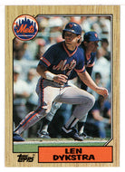 Len Dykstra - New York Mets (MLB Baseball Card) 1987 Topps # 295 Mint