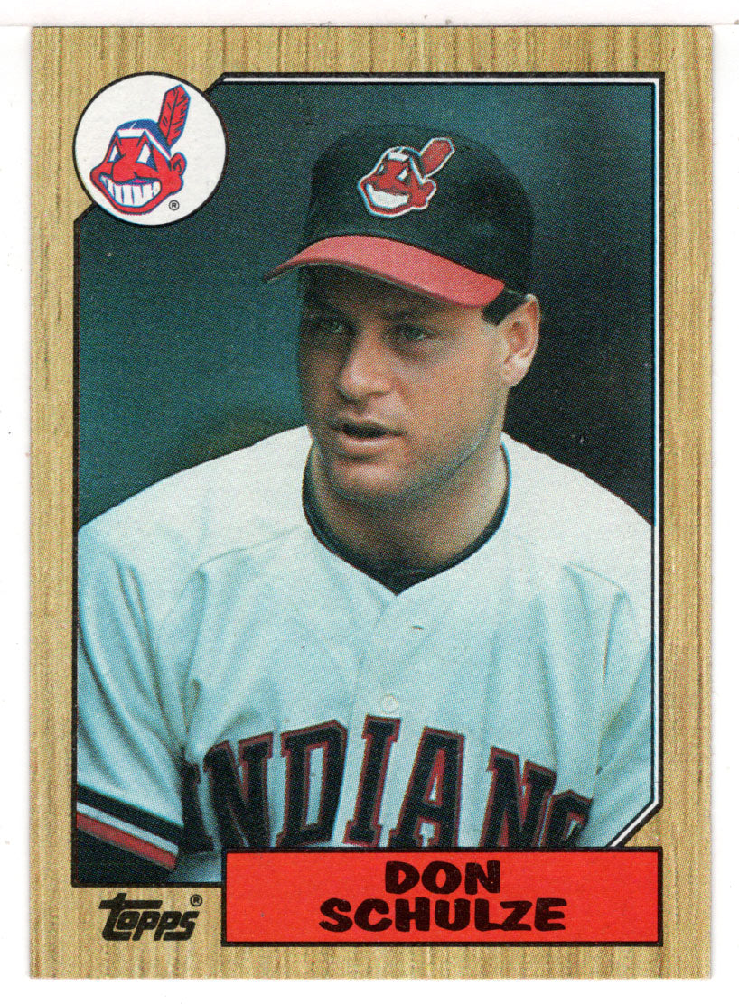 Don Schulze - Cleveland Indians (MLB Baseball Card) 1987 Topps # 297 Mint
