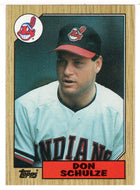 Don Schulze - Cleveland Indians (MLB Baseball Card) 1987 Topps # 297 Mint