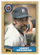 Larry Herndon - Detroit Tigers (MLB Baseball Card) 1987 Topps # 298 Mint