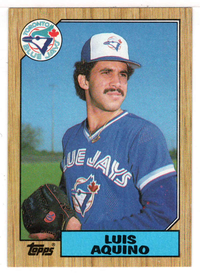 Luis Aquino - Toronto Blue Jays (MLB Baseball Card) 1987 Topps # 301 Mint