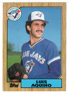 Luis Aquino - Toronto Blue Jays (MLB Baseball Card) 1987 Topps # 301 Mint