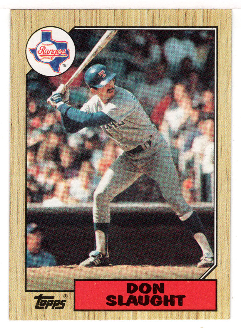 Don Slaught - Texas Rangers (MLB Baseball Card) 1987 Topps # 308 Mint