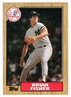 Brian Fisher - New York Yankees (MLB Baseball Card) 1987 Topps # 316 Mint