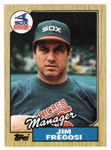 Jim Fregosi - Chicago White Sox - Team Checklist (MLB Baseball Card) 1987 Topps # 318 Mint