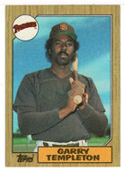 Garry Templeton - San Diego Padres (MLB Baseball Card) 1987 Topps # 325 Mint