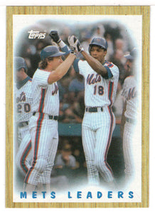 New York Mets Team Checklist (MLB Baseball Card) 1987 Topps # 331 Mint