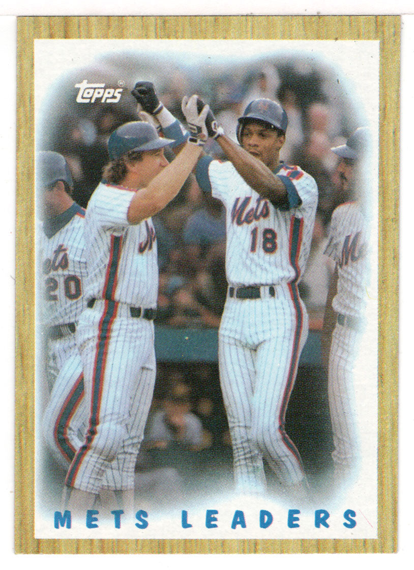 New York Mets Team Checklist (MLB Baseball Card) 1987 Topps # 331 Mint