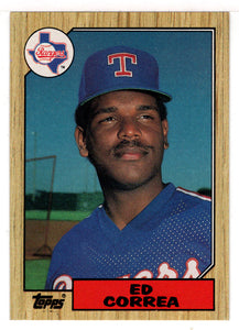 Ed Correa RC - Texas Rangers (MLB Baseball Card) 1987 Topps # 334 Mint
