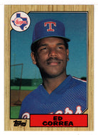 Ed Correa RC - Texas Rangers (MLB Baseball Card) 1987 Topps # 334 Mint