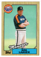 Hal Lanier - Houston Astros - Team Checklist (MLB Baseball Card) 1987 Topps # 343 Mint