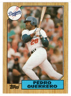 Pedro Guerrero - Los Angeles Dodgers (MLB Baseball Card) 1987 Topps # 360 Mint