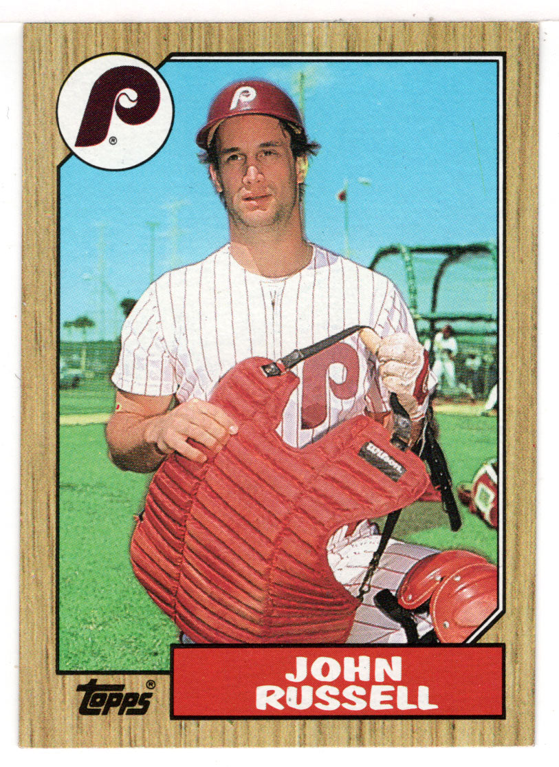 John Russell - Philadelphia Phillies (MLB Baseball Card) 1987 Topps # 379 Mint