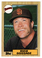 Rich Gossage - San Diego Padres (MLB Baseball Card) 1987 Topps # 380 Mint