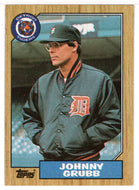 Johnny Grubb - Detroit Tigers (MLB Baseball Card) 1987 Topps # 384 Mint