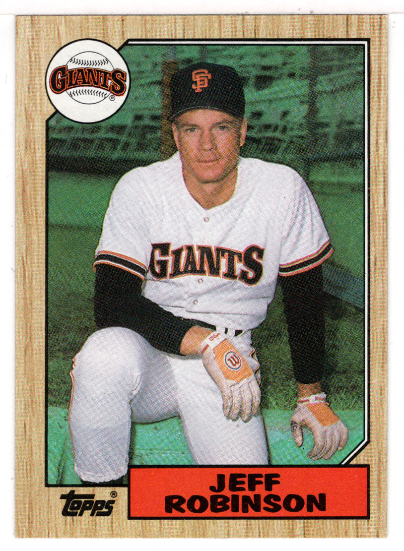 Jeff Robinson - San Francisco Giants (MLB Baseball Card) 1987 Topps # 389 Mint