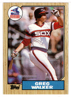 Greg Walker - Chicago White Sox (MLB Baseball Card) 1987 Topps # 397 Mint