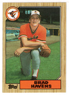 Brad Havens - Baltimore Orioles (MLB Baseball Card) 1987 Topps # 398 Mint
