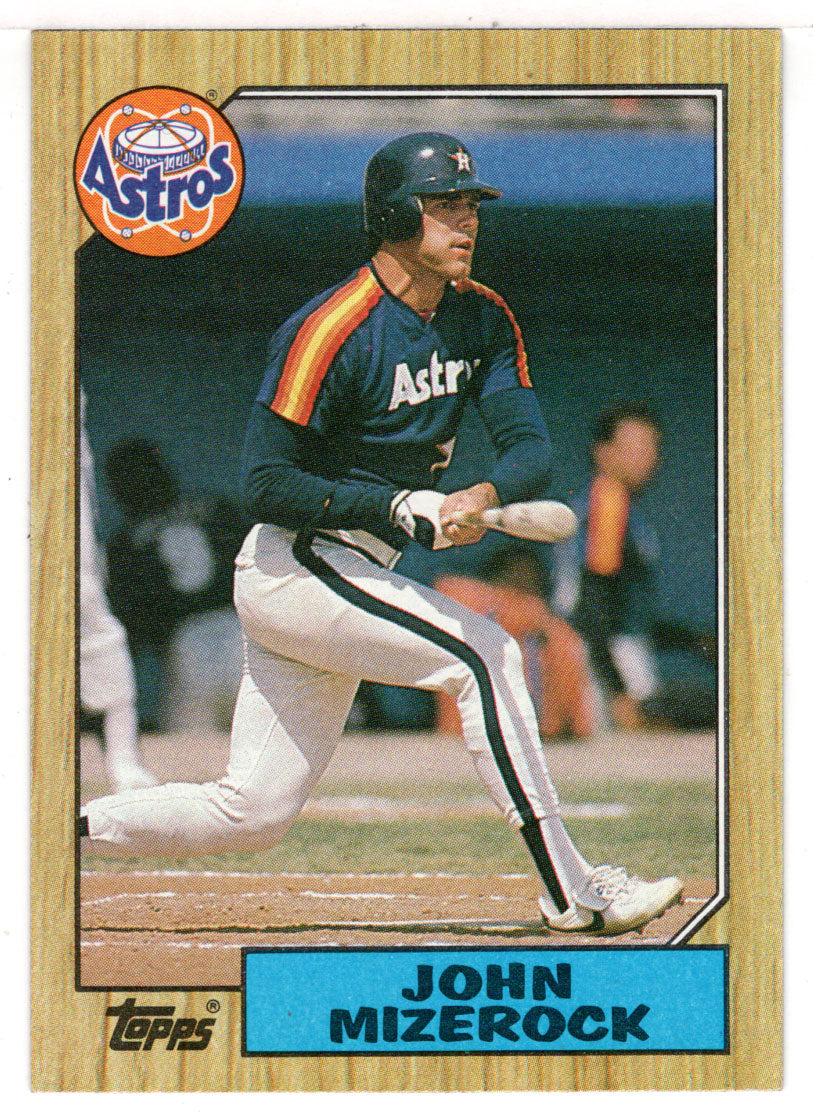 John Mizerock - Houston Astros (MLB Baseball Card) 1987 Topps # 408 Mint