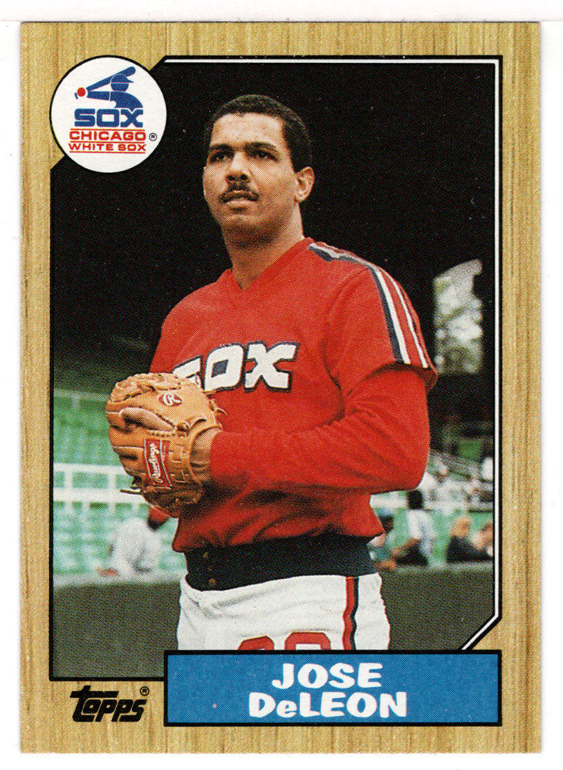 Jose DeLeon - Chicago White Sox (MLB Baseball Card) 1987 Topps # 421 Mint