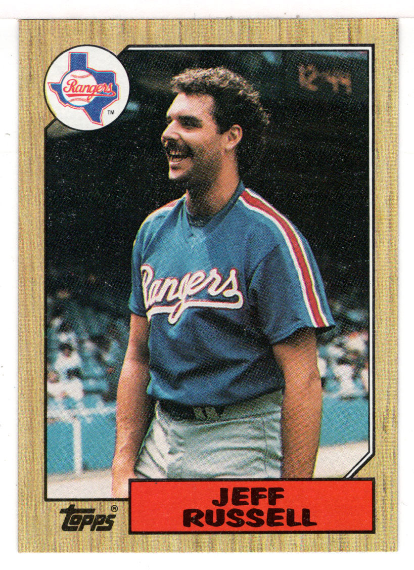 Jeff Russell - Texas Rangers (MLB Baseball Card) 1987 Topps # 444 Mint