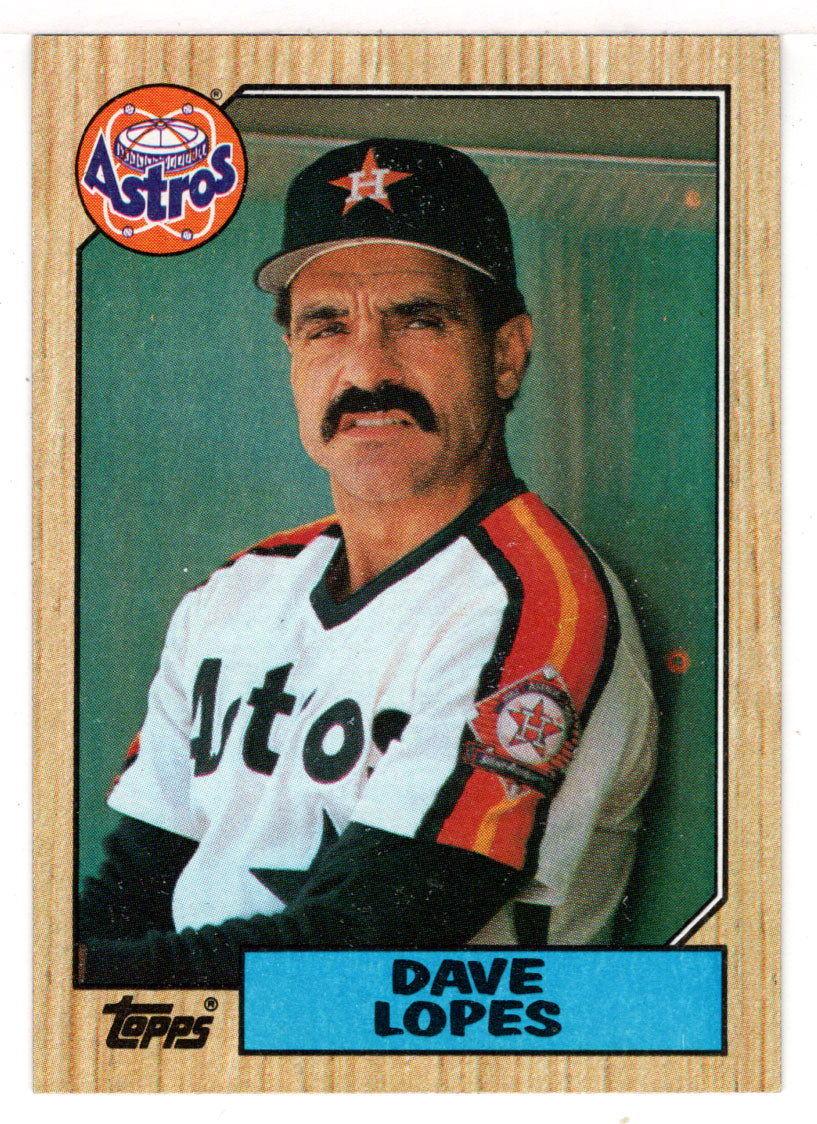 Dave Lopes - Houston Astros (MLB Baseball Card) 1987 Topps # 445 Mint
