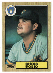 Chris Bosio RC - Milwaukee Brewers (MLB Baseball Card) 1987 Topps # 448 Mint
