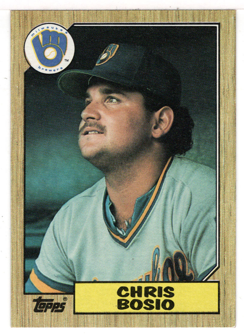 Chris Bosio RC - Milwaukee Brewers (MLB Baseball Card) 1987 Topps # 448 Mint