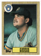 Chris Bosio RC - Milwaukee Brewers (MLB Baseball Card) 1987 Topps # 448 Mint