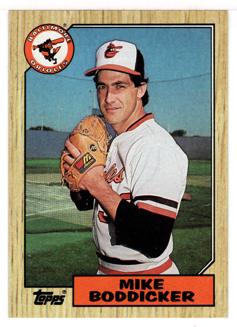 Mike Boddicker - Baltimore Orioles (MLB Baseball Card) 1987 Topps # 455 Mint