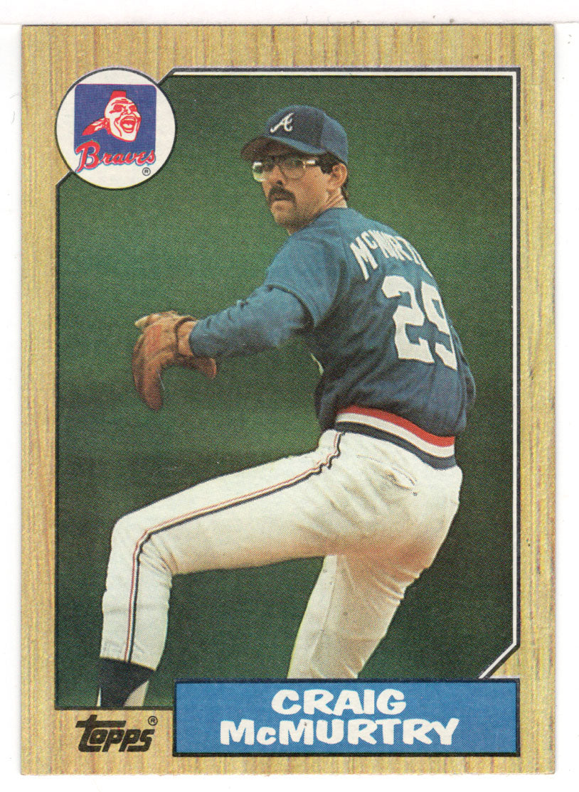 Craig McMurtry - Atlanta Braves (MLB Baseball Card) 1987 Topps # 461 Mint