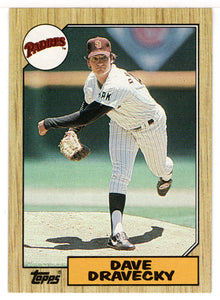 Dave Dravecky - San Diego Padres (MLB Baseball Card) 1987 Topps # 470 Mint