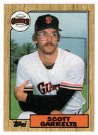 Scott Garrelts - San Francisco Giants (MLB Baseball Card) 1987 Topps # 475 Mint