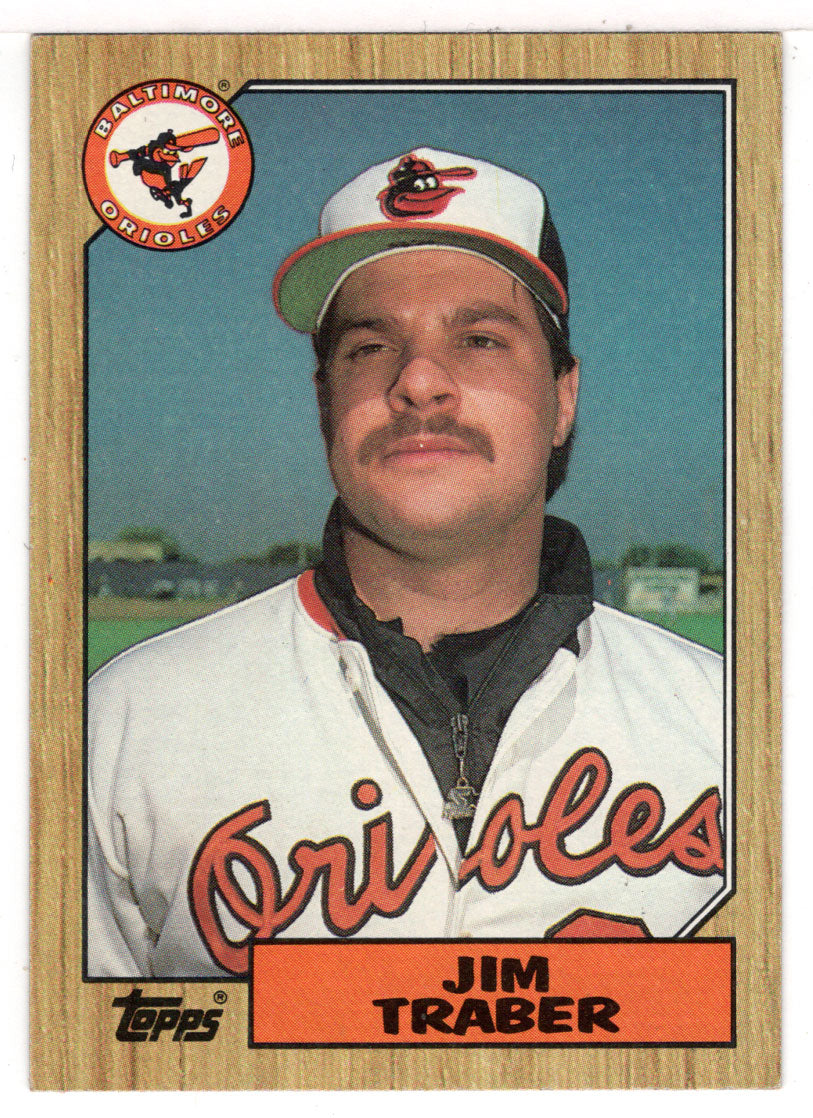 Jim Traber - Baltimore Orioles (MLB Baseball Card) 1987 Topps # 484 Mint
