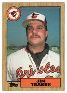Jim Traber - Baltimore Orioles (MLB Baseball Card) 1987 Topps # 484 Mint