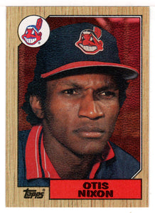 Otis Nixon - Cleveland Indians (MLB Baseball Card) 1987 Topps # 486 Mint